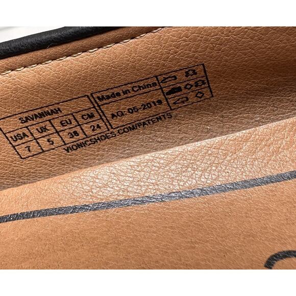 Vionic Black Croc-Embossed Loafers - Picture 6 of 15